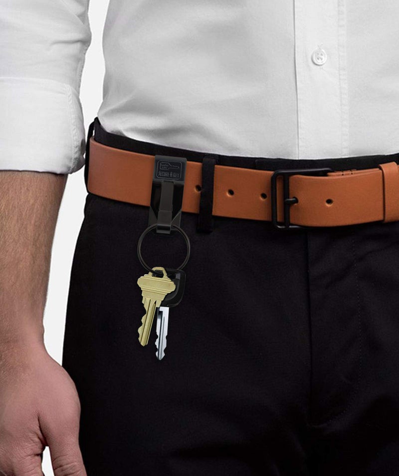 Lucky Line The "Original" Secure-A-Key Slip-On for Wide Belts, Black (4701) - Image 2